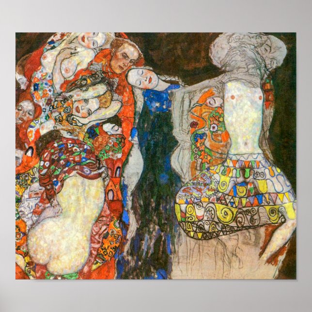 Affiche La Mariée | Gustav Klimt | (Devant)