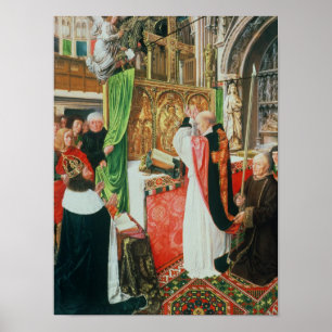 Affiche La masse de St Giles, c.1500