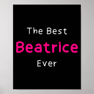 Affiche La meilleure citation de Béatrice pour les femmes 