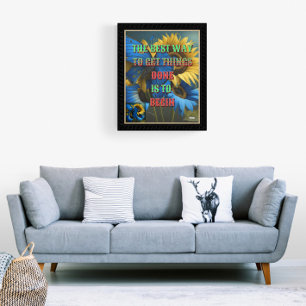 Affiche La meilleure façon de faire les choses est de comm