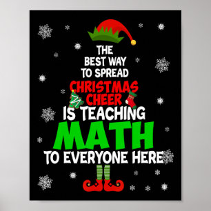 Affiche La meilleure façon de répandre la joie de Noël est