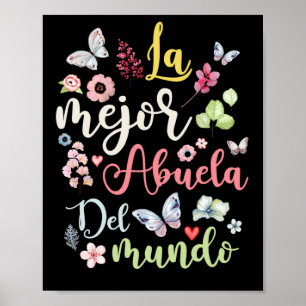 Affiche La Mejor Abuela del Mundo Grand-mère hispanique
