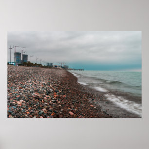 Affiche La mer de Batumi. Géorgie