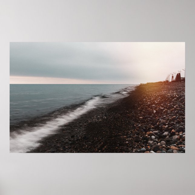 Affiche La mer de Batumi. Géorgie (Devant)