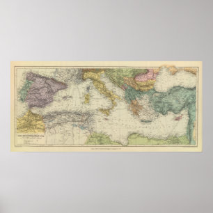 Affiche La mer Méditerranée 2