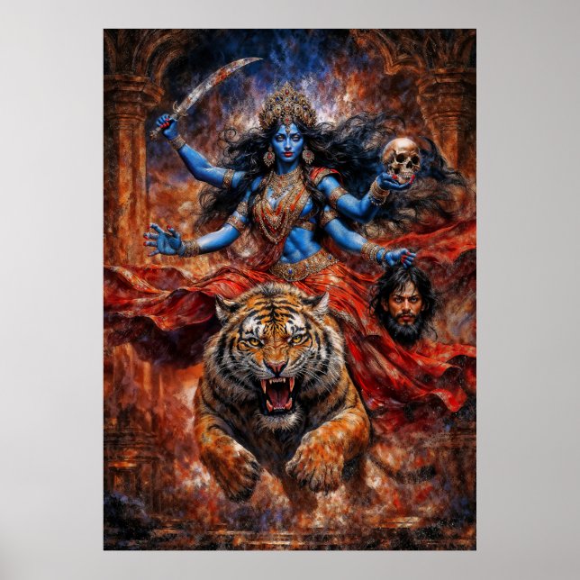 Affiche La Mère de la Ruine et du Renouveau Mère Kali (Devant)