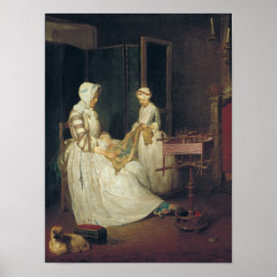 Affiche La mère laborieuse, c.1740