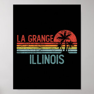 Affiche La Mesa Californie Drôle de voyage en ville aux Us