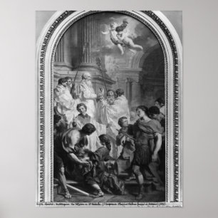 Affiche La messe de Saint-Basile, avant 1747