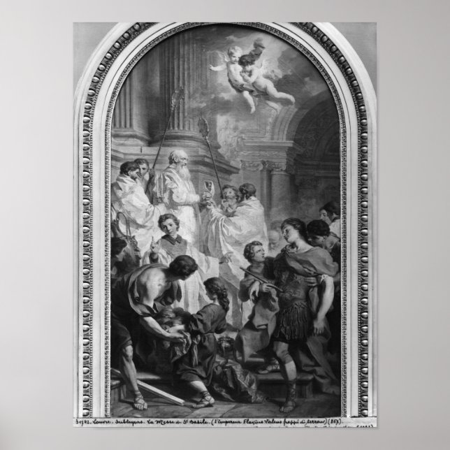 Affiche La messe de Saint-Basile, avant 1747 (Devant)