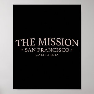 Affiche La Mission San Francisco Californie - Mission Dis