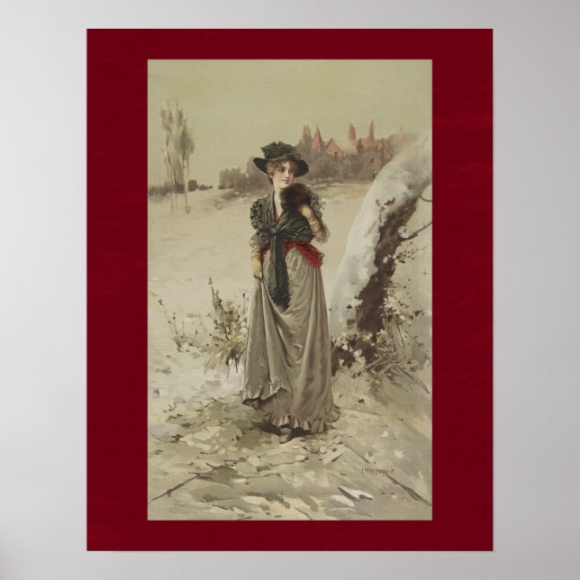 Affiche La mode féminine (Devant)
