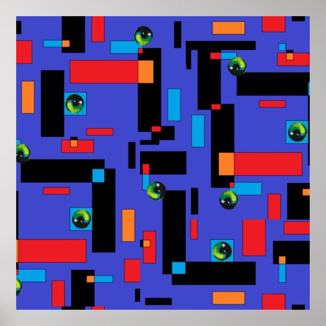 Affiche La momie I - Ken Gage Art Abstrait (Devant)