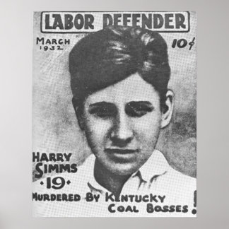 Affiche La mort de Harry Simms