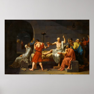 Affiche La mort de Socrate, La Mort de Socrate, 1787