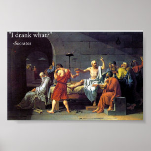 Affiche la mort de Socrates