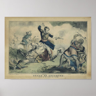 Affiche La mort de Tecumseh