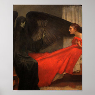 Affiche La Mort Et Le Maiden 1900 Décès De Marianne Stokes