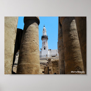 Affiche La Mosquée du temple de Louxor