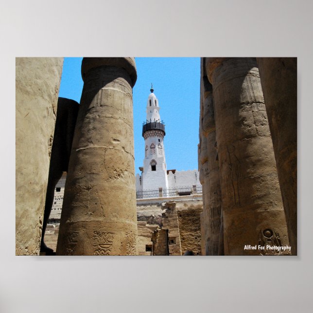 Affiche La Mosquée du temple de Louxor (Devant)