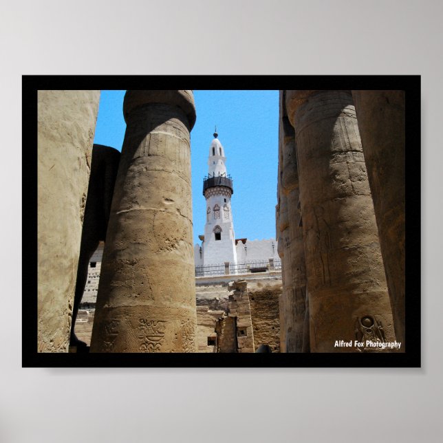 Affiche La Mosquée du temple de Louxor (Devant)