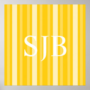 Affiche La moutarde de la Victorienne Strip avec le monogr