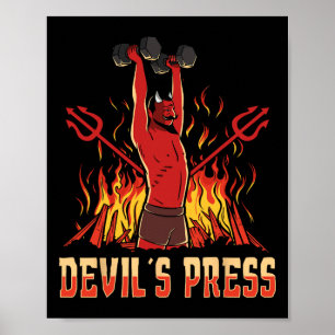 Affiche La musculation de la presse de Satan Devil