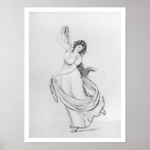 Affiche La muse de la danse, Plaque VI de 'Lady Hamilton's