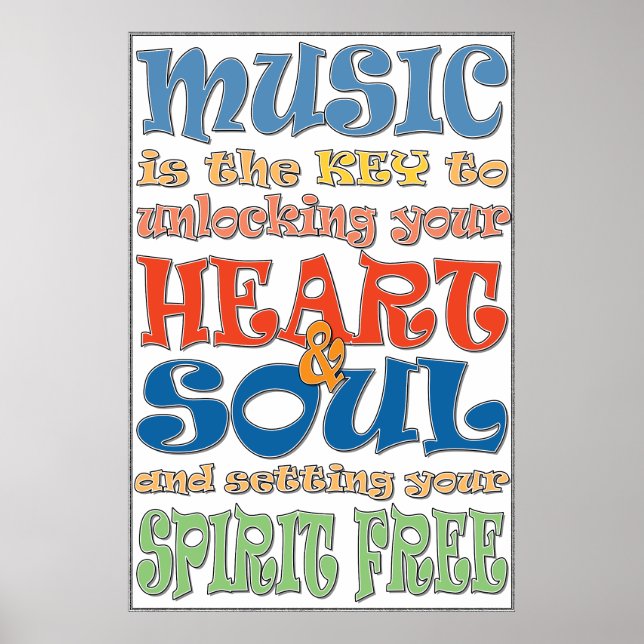 Affiche La musique est la clé (Devant)