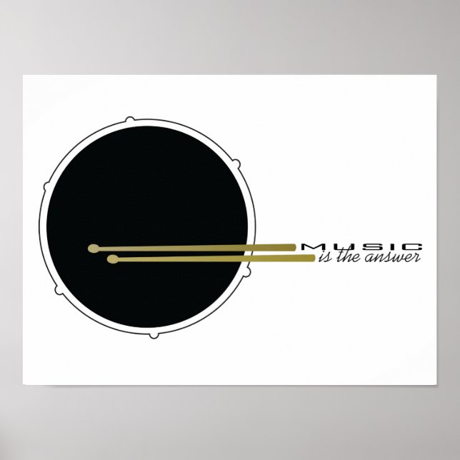 Affiche La musique est la réponse (Devant)