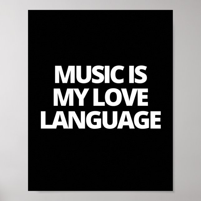 Affiche La musique est ma langue d'amour (Devant)