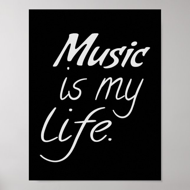 Affiche La musique est ma vie (Devant)