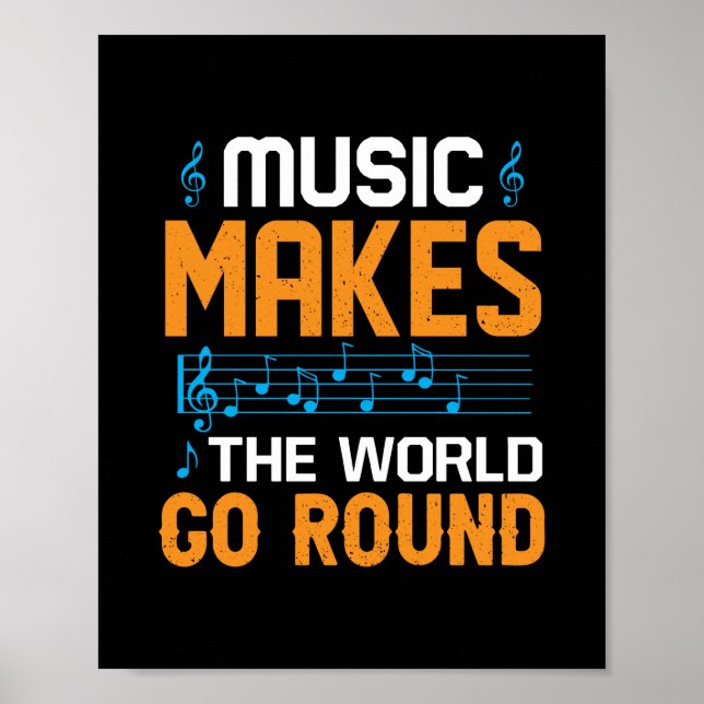 Affiche La musique fait tourner le monde (Devant)