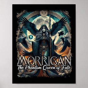 Affiche La mythologie celtique irlandaise de Morrigan Rave