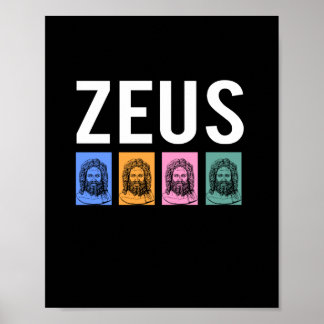 Affiche La mythologie grecque Zeus
