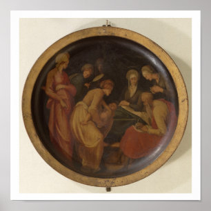 Affiche La naissance de St John le baptiste, c.1526 (huile
