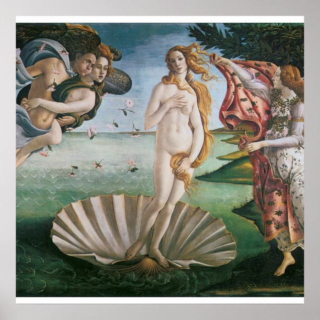 Affiche La naissance de Vénus par Sandro Botticelli, Renai (Devant)