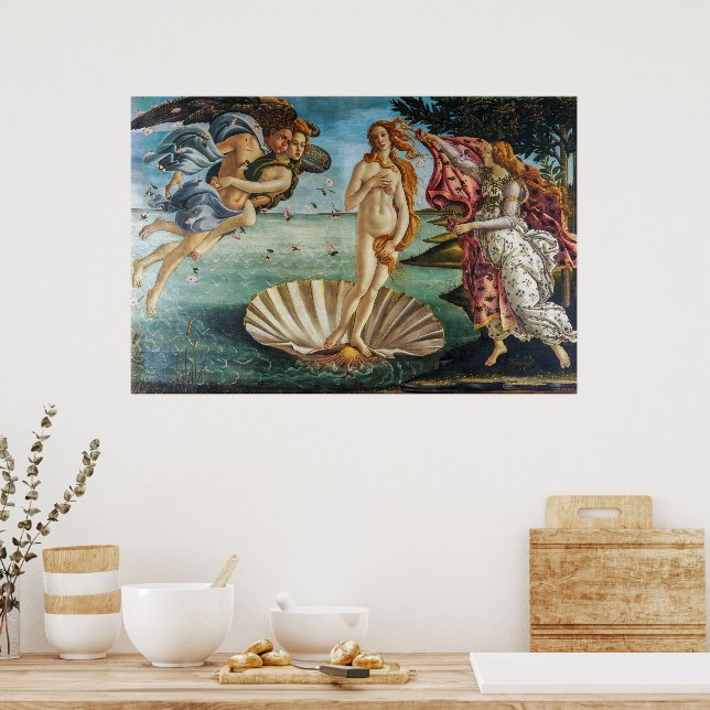 Affiche La Naissance de Vénus | Sandro Botticelli | (Cuisine)