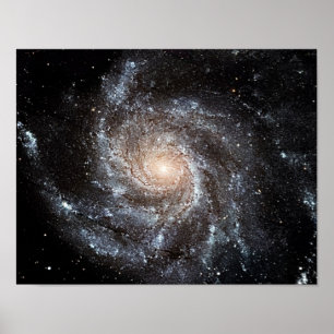 Affiche La NASA de galaxie en spirale du soleil M101