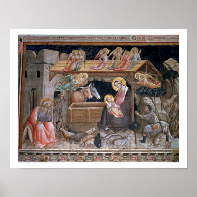 Affiche La Nativité, détail de la vie de la Vierge a (Devant)