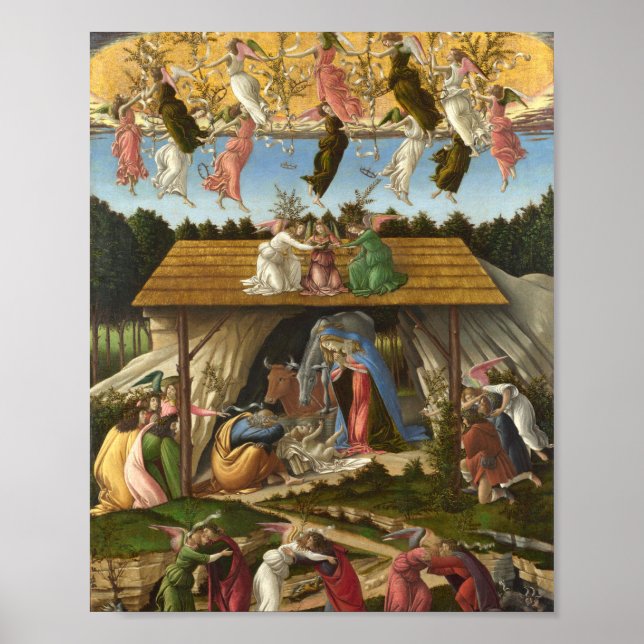 Affiche La Nativité Mystique De Sandro Botticelli (Devant)