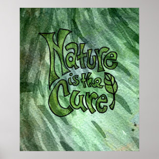 Affiche La nature est le remède