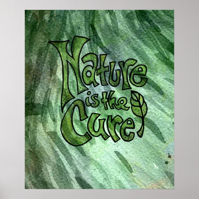 Affiche La nature est le remède (Devant)
