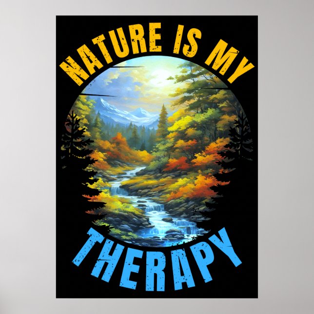 Affiche La nature est ma thérapie (Devant)