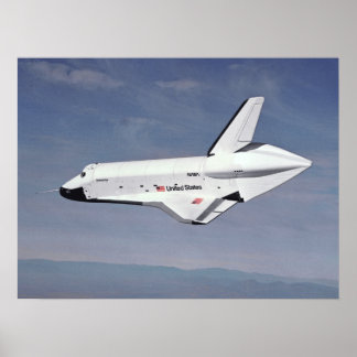 Affiche La Navette Spatiale Rentre À La Maison