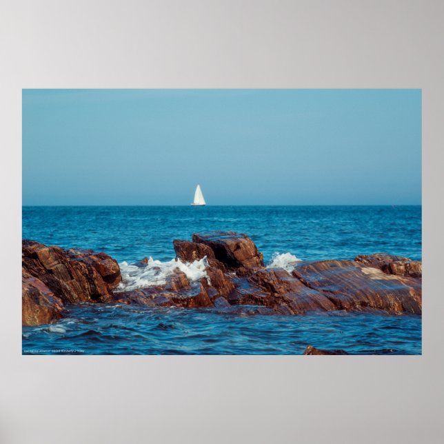 Affiche La navigation dans l'Atlantique (Devant)