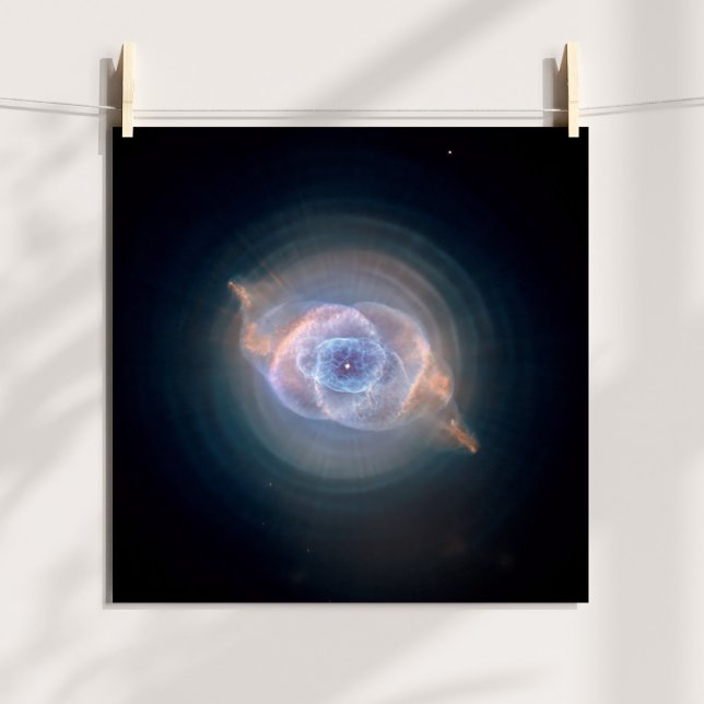 Affiche La nébuleuse de l'Œil de Chat 12x12 (The Cat's Eye Nebula 12x12 Poster)
