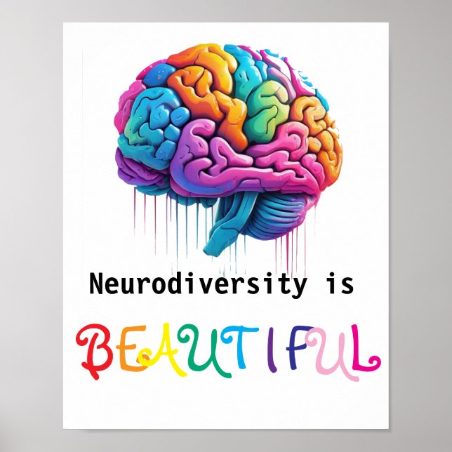 Affiche La neurodiversité est belle, (Devant)