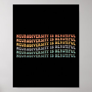 Affiche La neurodiversité est belle - Sensibilisation sur