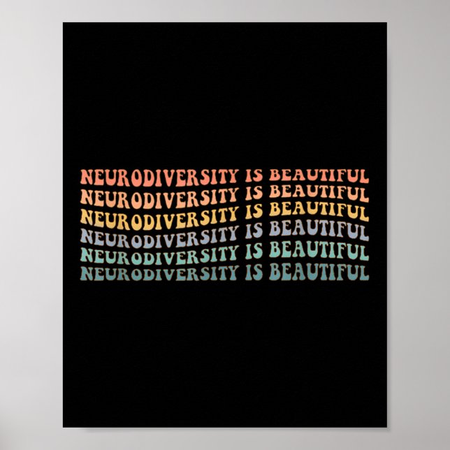 Affiche La neurodiversité est belle - Sensibilisation sur  (Devant)